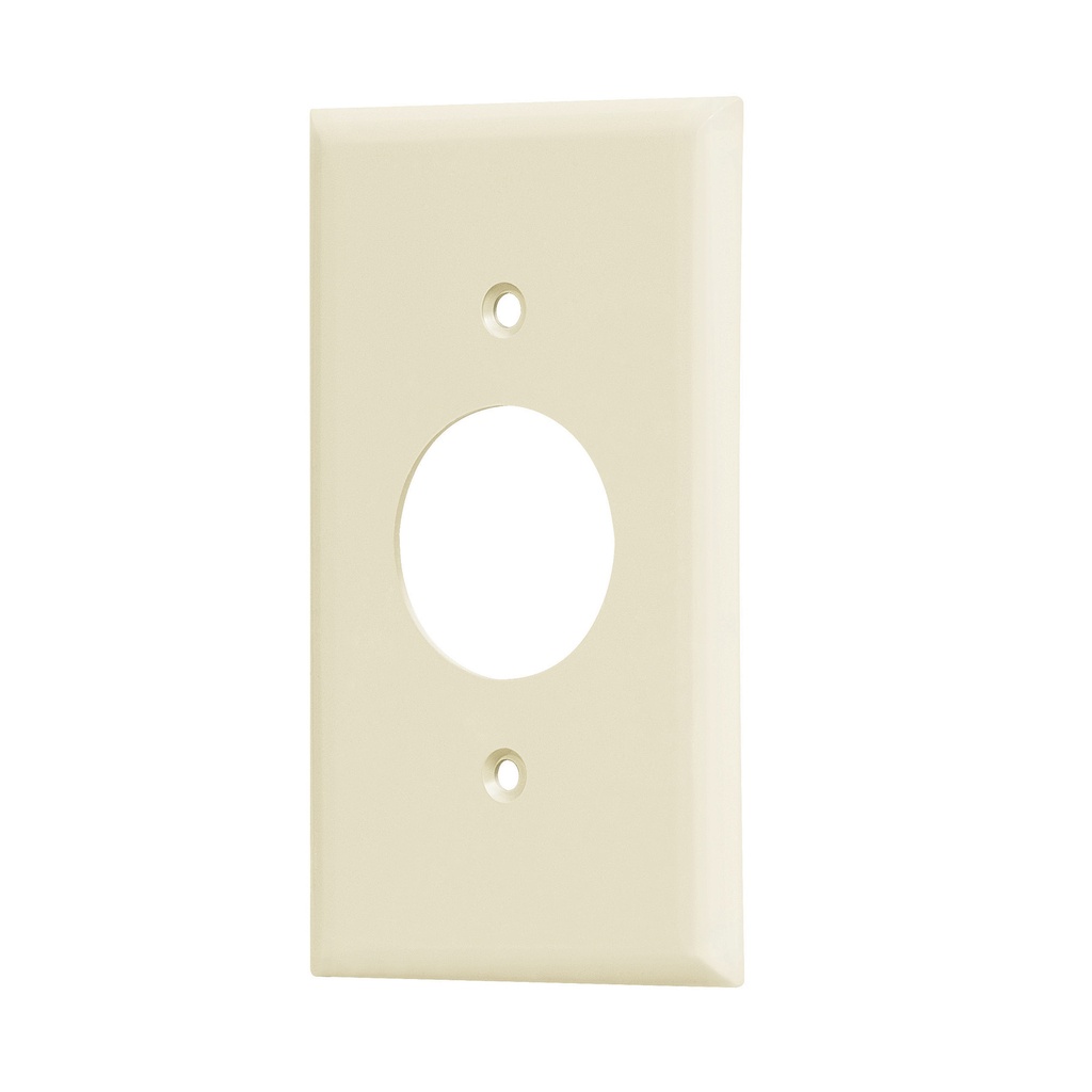 Placa de 1 modulo redondo de baquelita