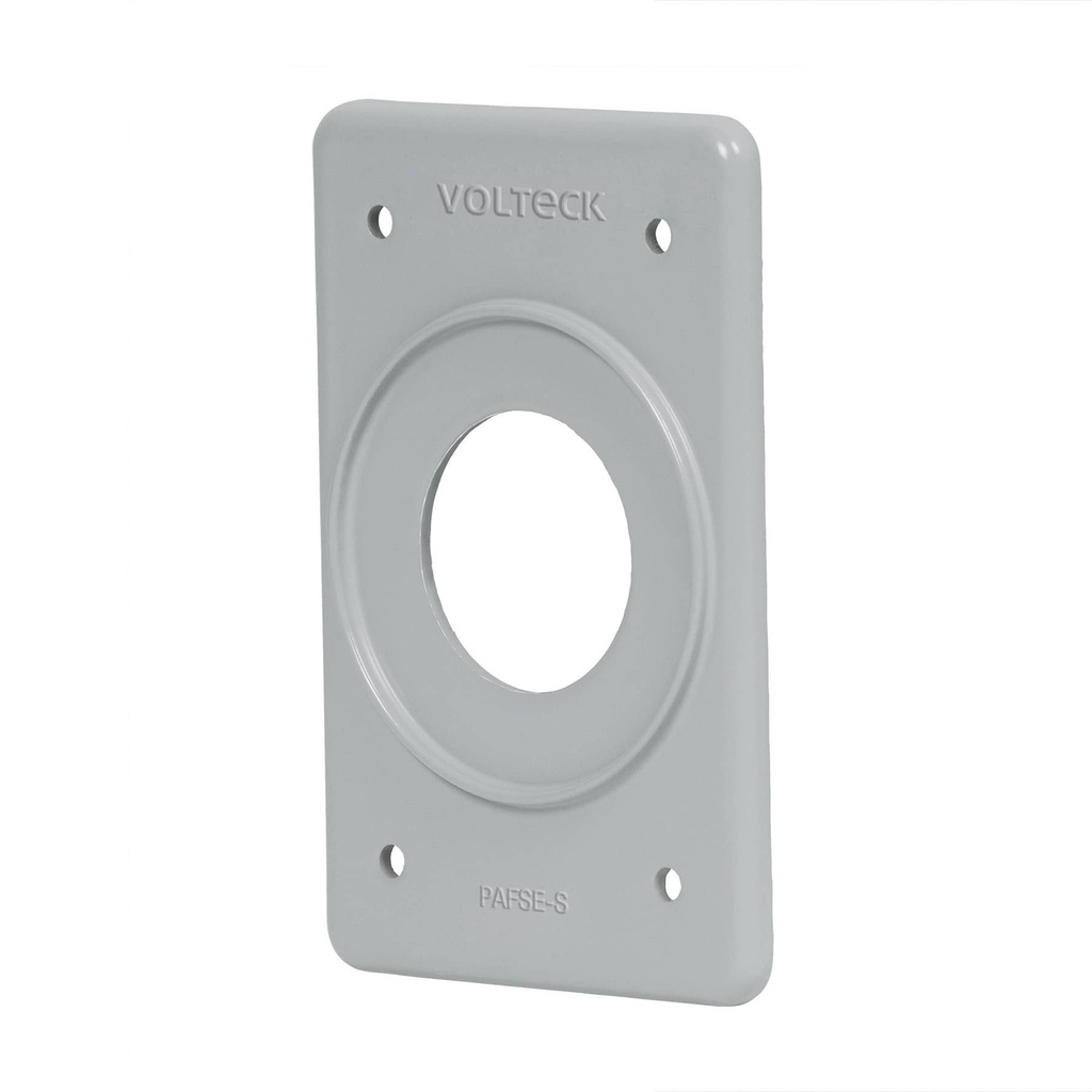 Placa fs sencilla para interperie de sobreponer
