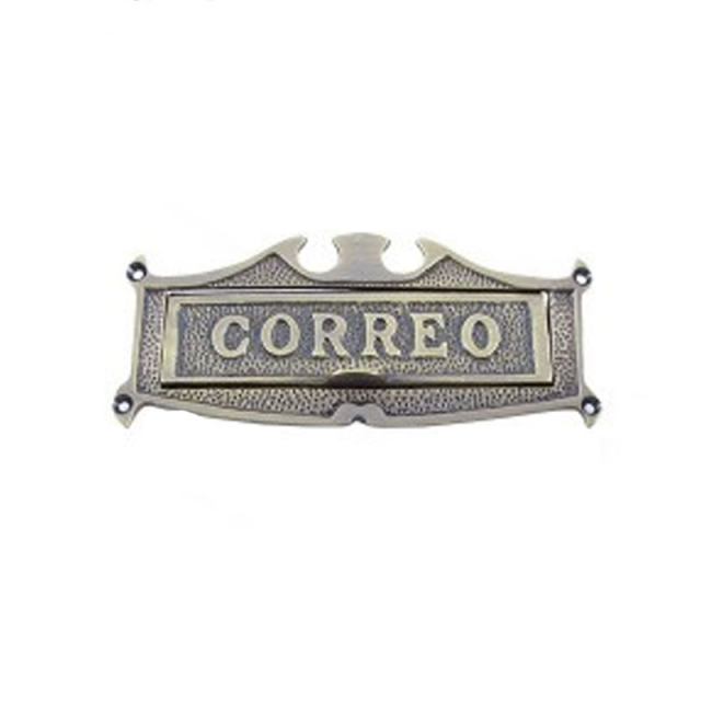 Placa para buzon aluminio de 19 cm