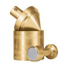 Plomada de latón de 16 oz con centro y guia magnetica.