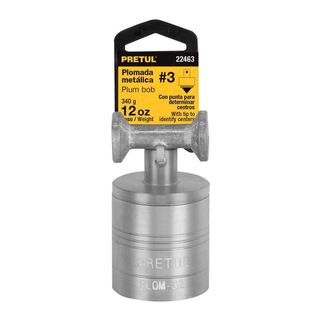 Plomada de metal de 12 oz