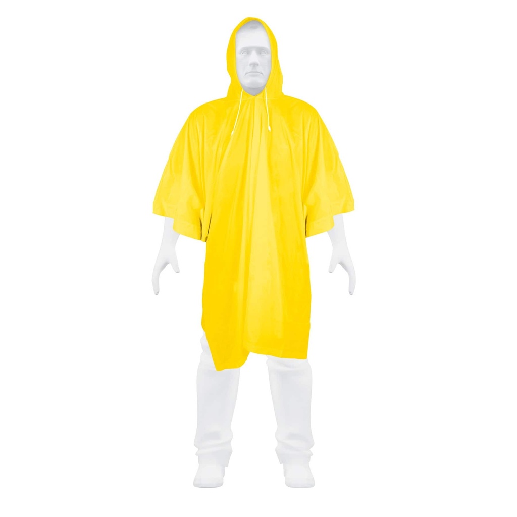 Poncho impermeable unitalla de PVC ligero