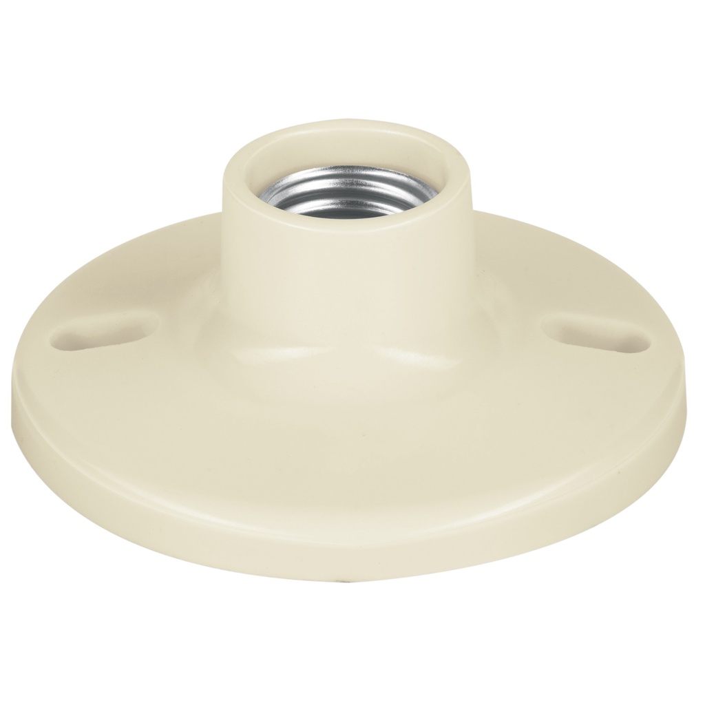 Portalampara circular de baquelita de 4"