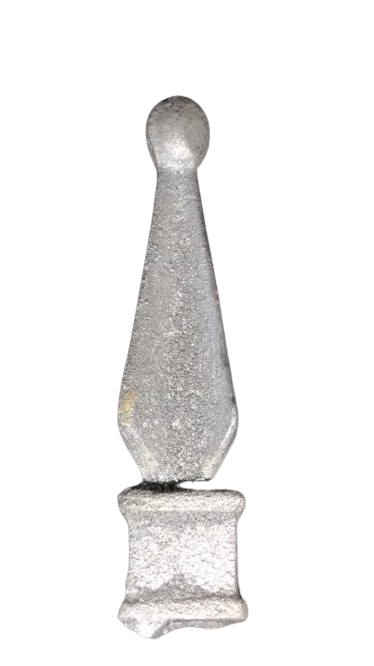 Punta grecia fo.fo. sin esfera para cuadrado de 1/2"