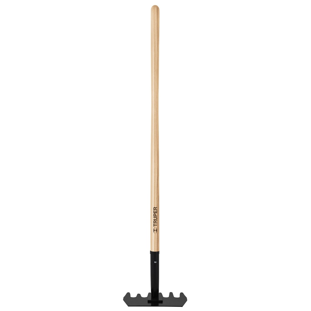 Rastrillo mcleod de 6 dientes con mango de madera 48"