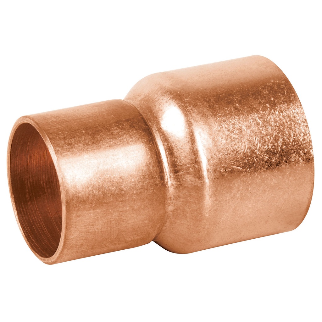 Reduccion de cobre tipo campana de 1" x 1/2"
