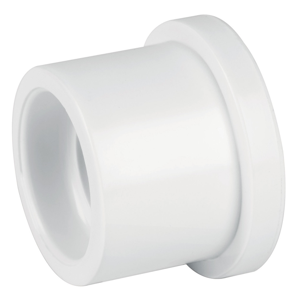 Reduccion de pvc hidráulico tipo bushing de 3/4" x 1/2"