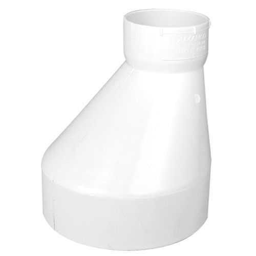Reduccion de pvc sanitario de 3" a 2"