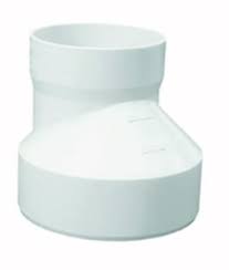 Reduccion de pvc sanitario de 4" a 3"