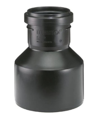 Reduccion exentrica de 3" x 2" para tuboplus sanitario