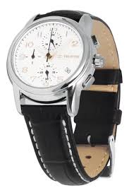 Reloj para dama con correas de piel