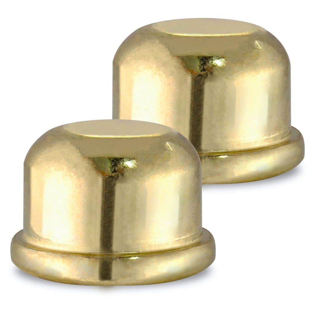 Remate latón tapon bola 2" alto