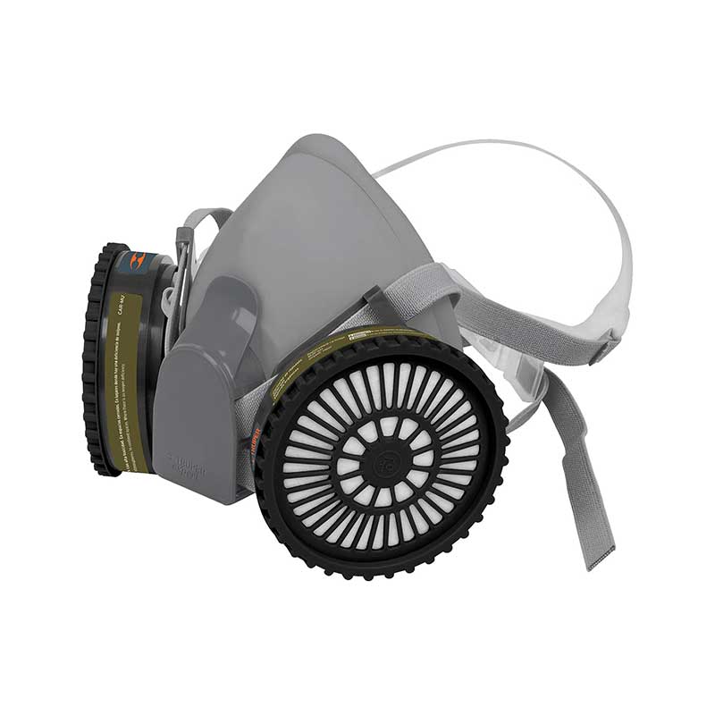 Respirador profesional con cartuchos