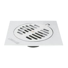 Resumidero cuadrado metálico de 4" x 4"