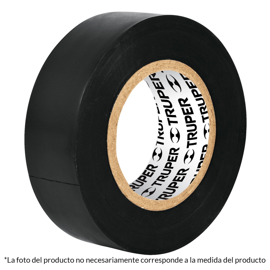 Rollo de cinta de aislar de 3/4" x 18 mts negra