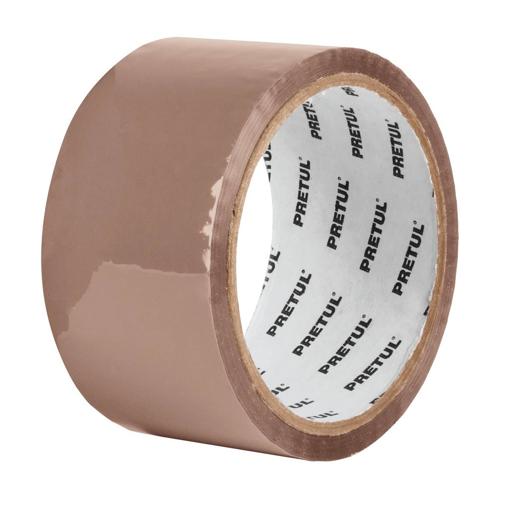 Rollo de cinta de empaque 48 mm x 40 mts canela