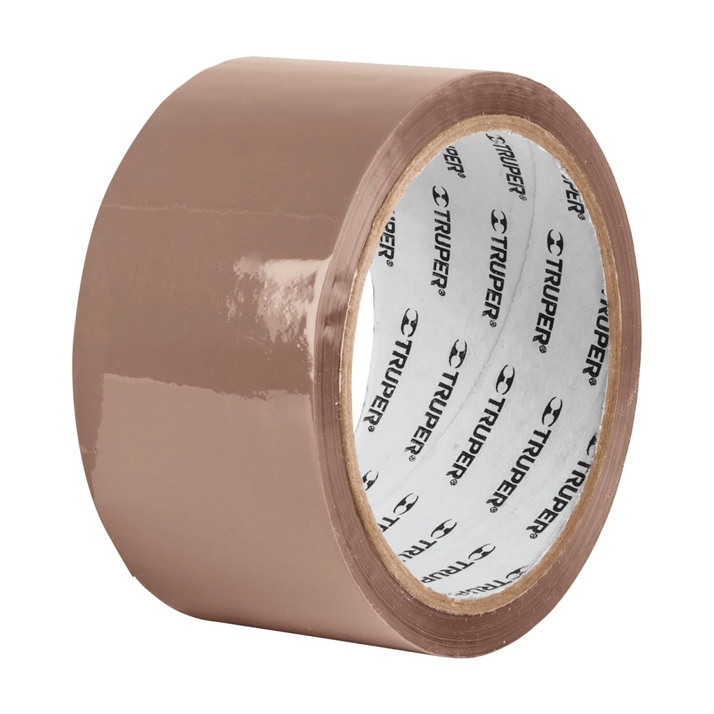 Rollo de cinta de empaque canela de 48 mm x 40 mts