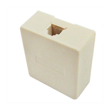 Roseta telefónica de 4 hilos doble