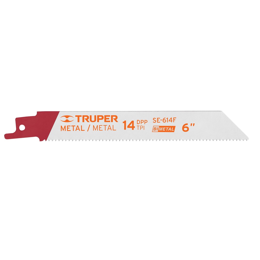 Seguetas sierra sable de 6" 14 dpp para metal
