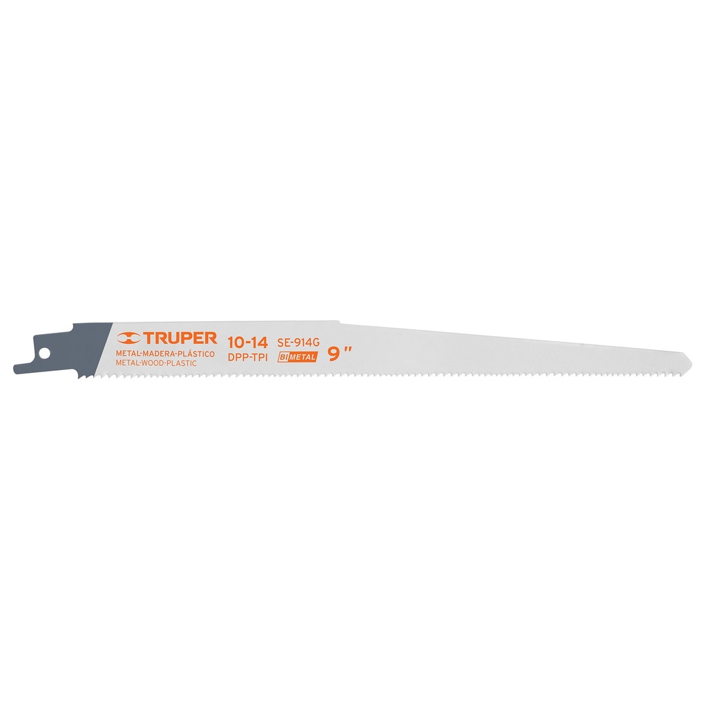 Seguetas sierra sable de 9" 10-14 dpp uso general
