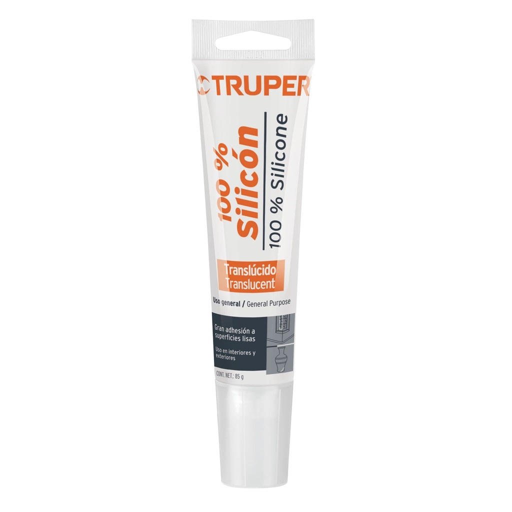 Sellador de silicon de 85 gr color traslucido