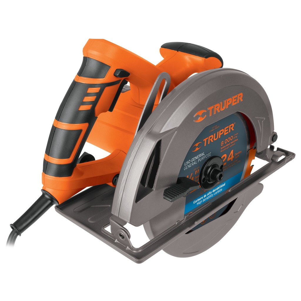 Sierra circular de 7 1/4" 1500 w profesional