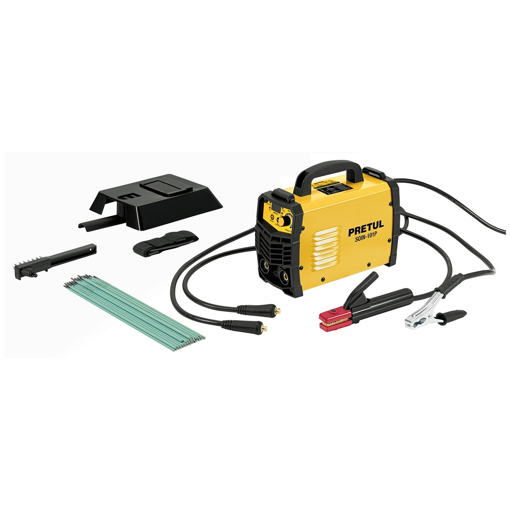 Soldadora inversora de 100 amp y 127 v mini pretul