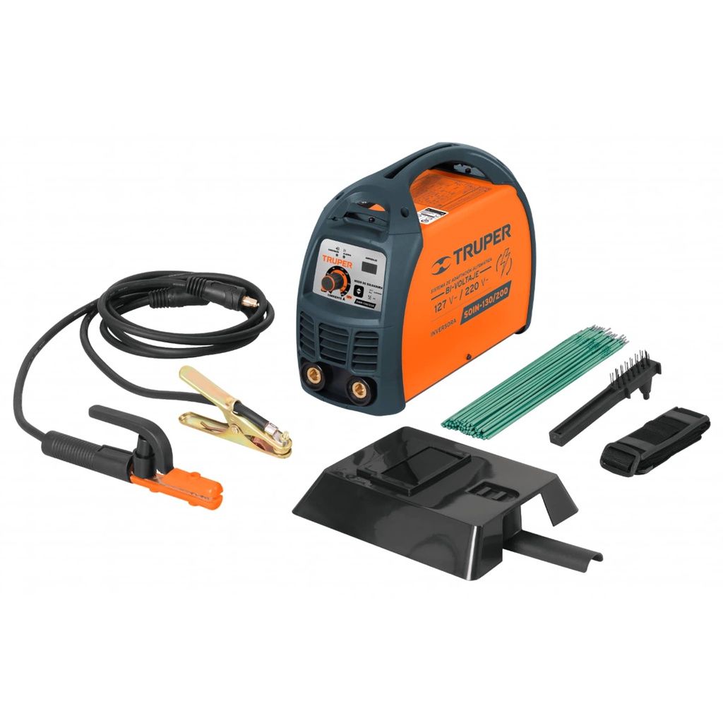 Soldadora inversora de 200 amp y 120 v/220 v truper