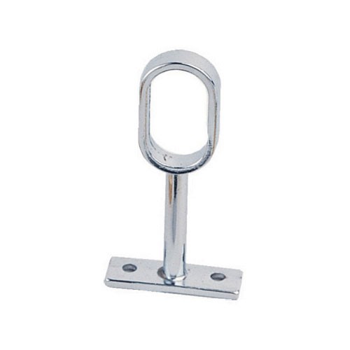 Soporte tubo ovalado de closet central de 1"