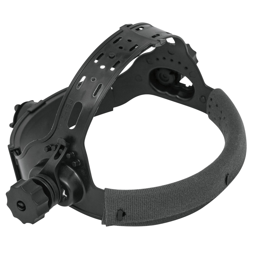 Suspension con ajuste de matraca para careta