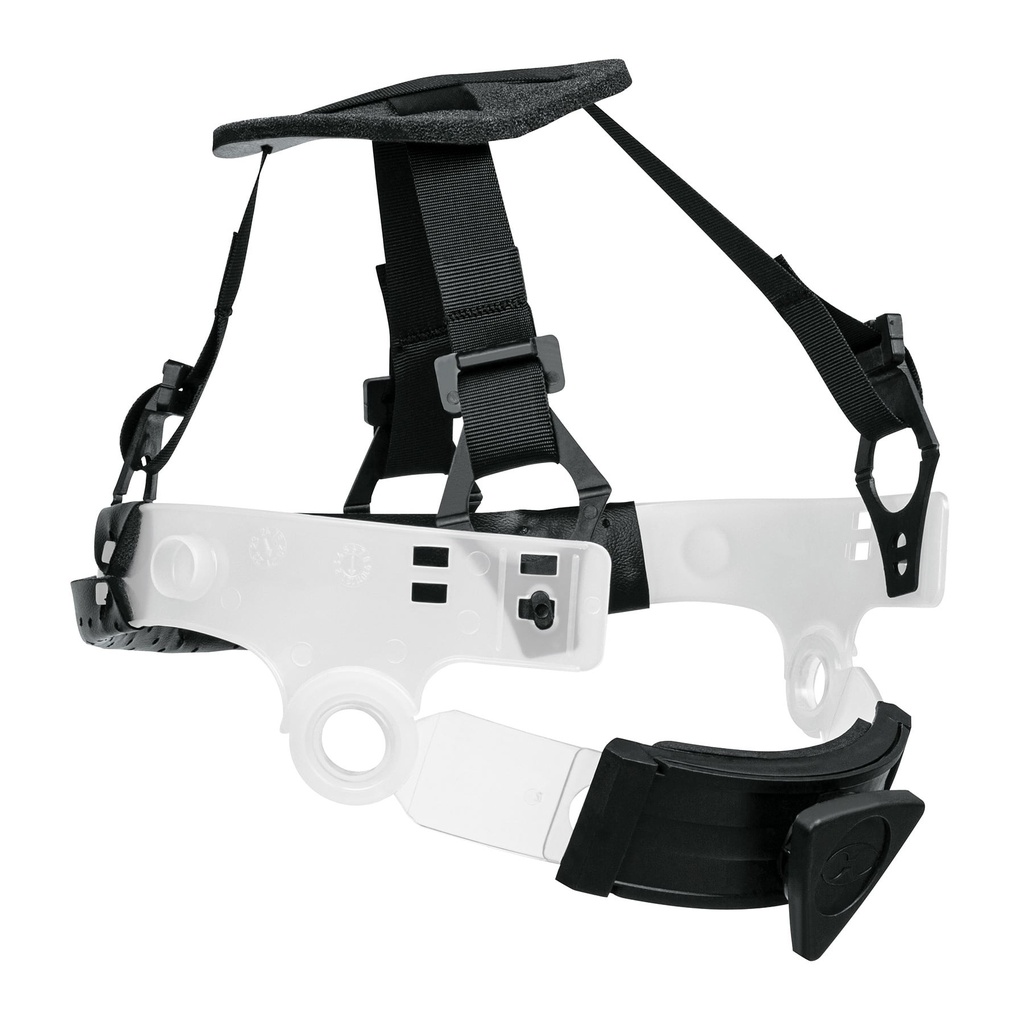 Suspension con ajuste de matraca para cascos
