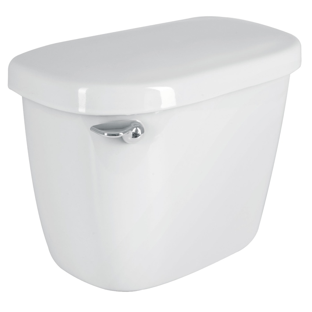 Tanque bajo de porcelana blanca con accesorios