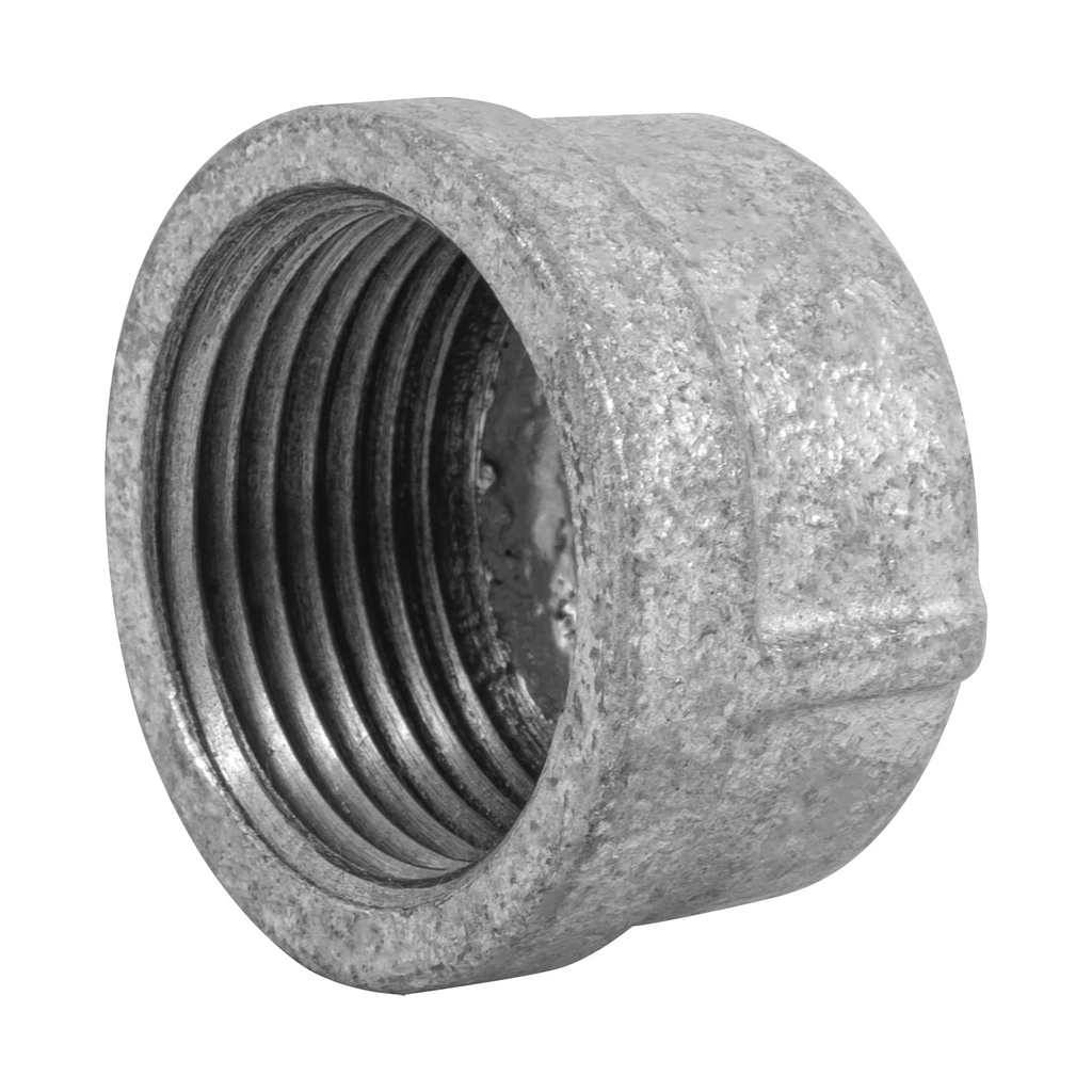 Tapon capa galvanizado 1"