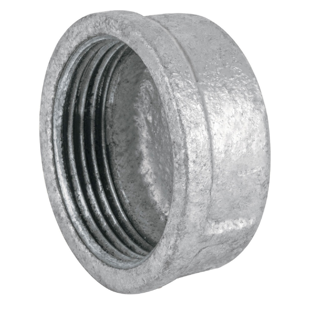 Tapon capa galvanizado de 1 1/4"