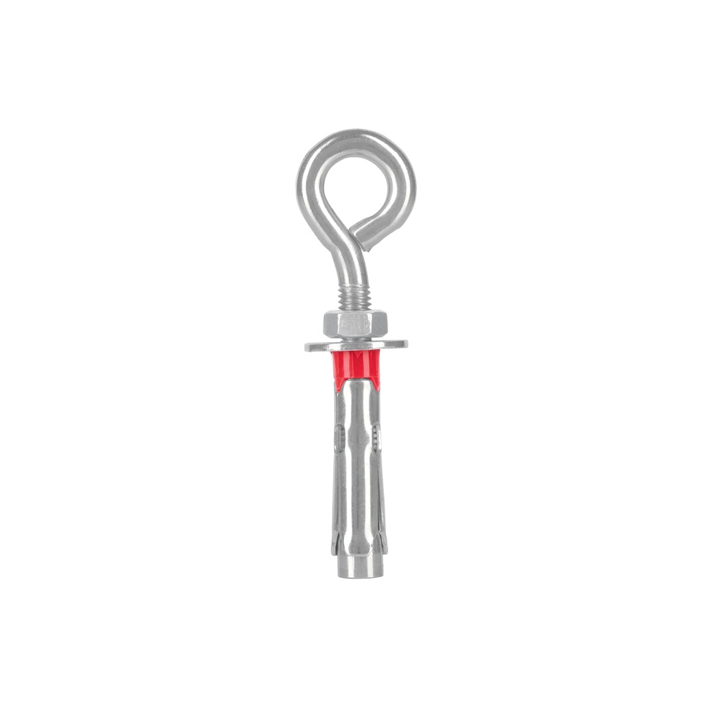 Taquete expansor con armella cerrada de 3/8"