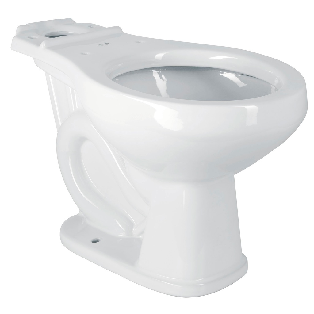 Taza redonda de ceramica blanca