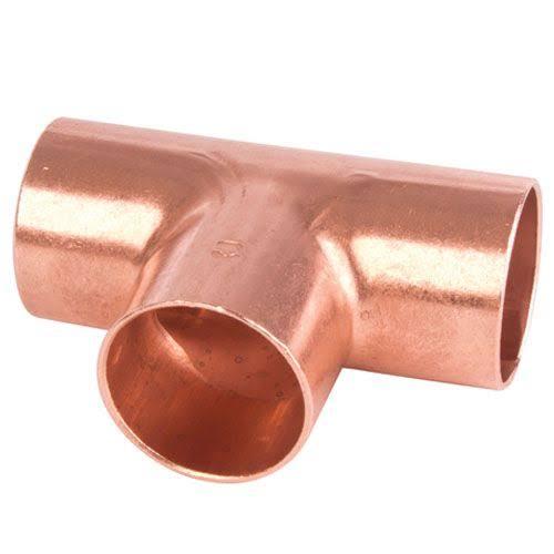 Tee de cobre de 3"