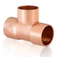 Tee de cobre de 3/8"