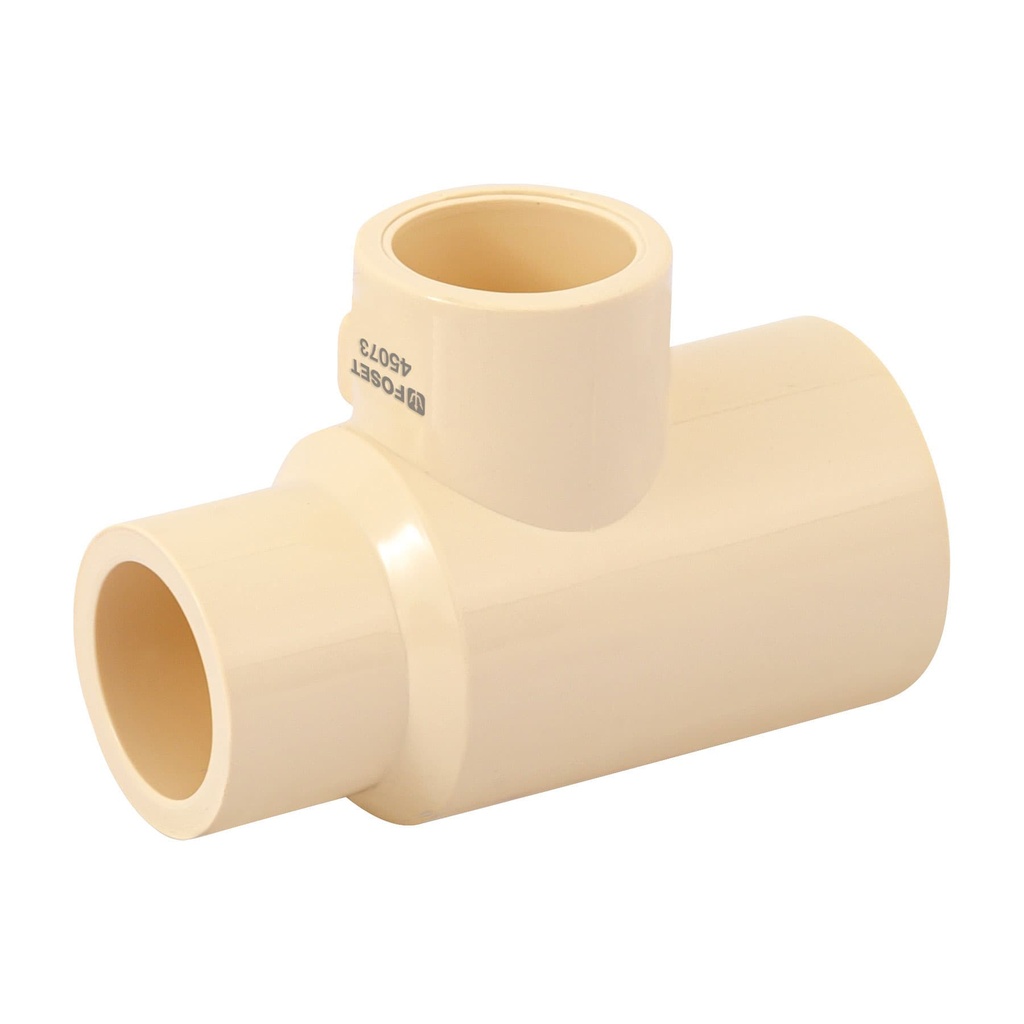 Tee de cpvc de 3/4" x 1/2" x 1/2"