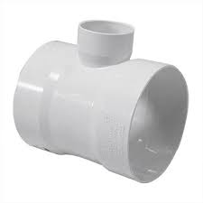Tee de pvc sanitario de 4" x 2"