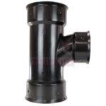 Tee h-h-h reducida de 4" x 2" para tuboplus sanitario