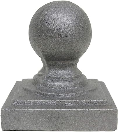 Terminacion de poste con bola de 3"