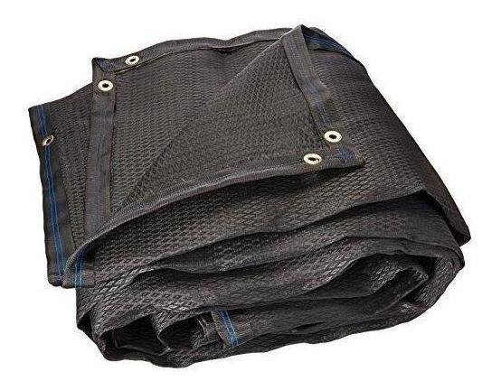 Toldo negro de polietileno 3.60 x 5 mts (80% sombra)