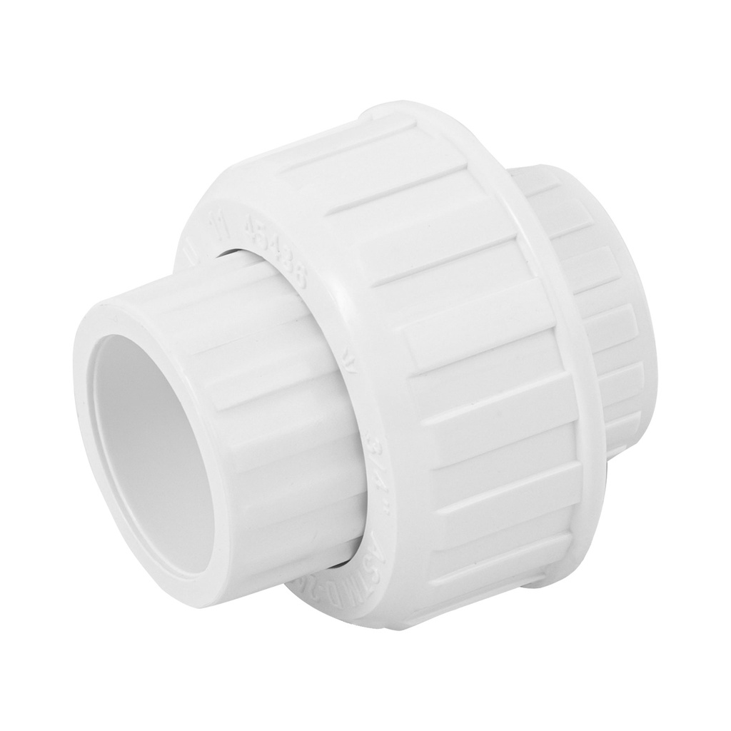Tuerca unión lisa de pvc de 3/4"