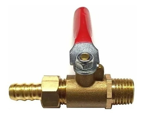 Valvula de paso con espiga de 1/2"