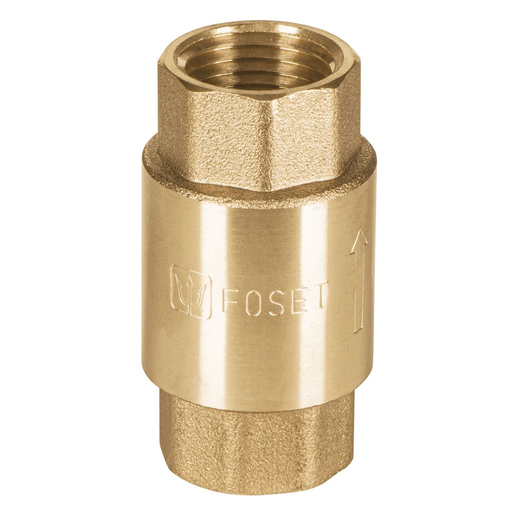 Valvula latón para retencion de 1 1/4"