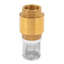 Valvula pichancha de acero inoxidable con rejilla de 3/4"