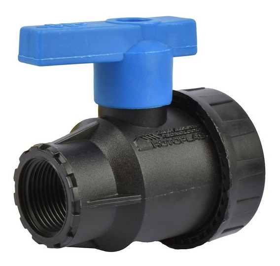 Valvula plastica tipo esfera de 3/4" pra tinaco