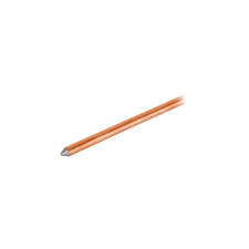 Varilla de acero revestido con cobre de 1/2" x 1.5 mts