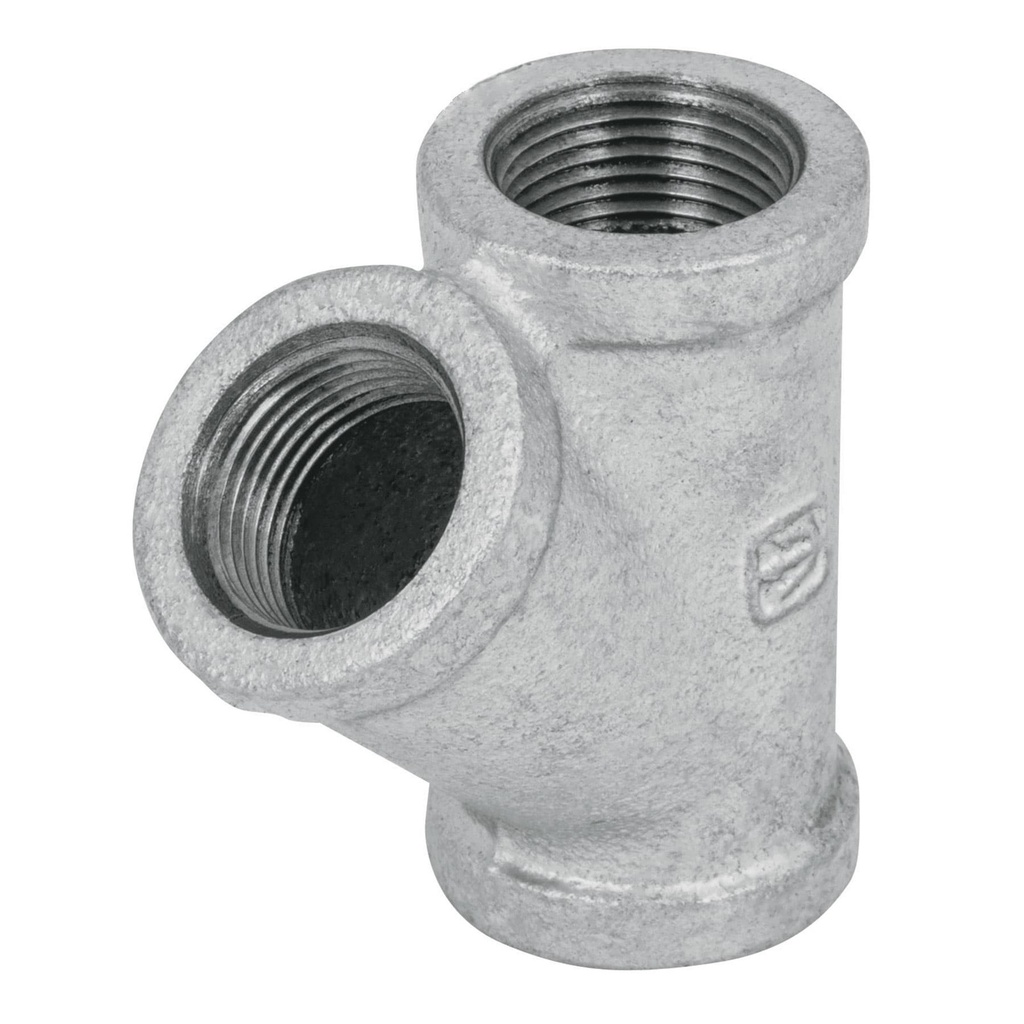Yee galvanizada de 1"